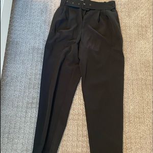 Forever21 Black Dress Pants with buckle